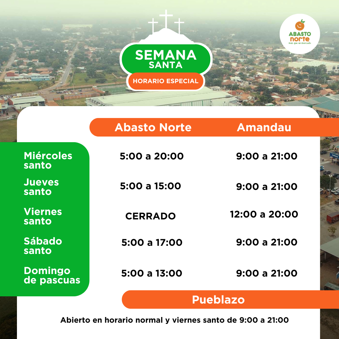 Imagen de Horario especial de Semana Santa